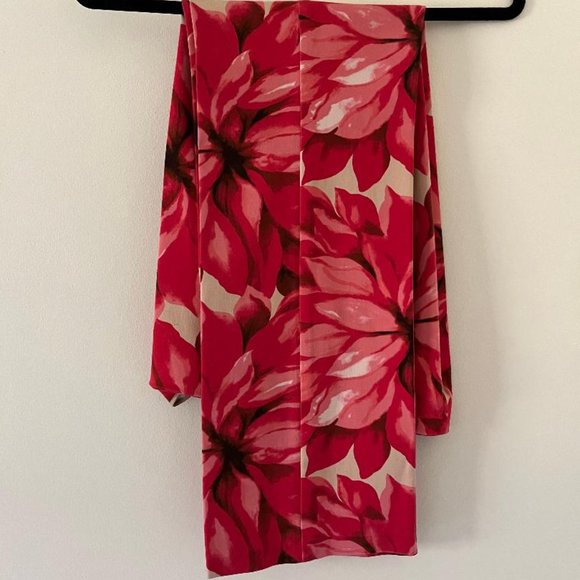 INC Red Floral Pants Size 6 - Picture 7 of 8